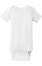 Rabbit Skins Infant Baby Rib Bodysuit - White
